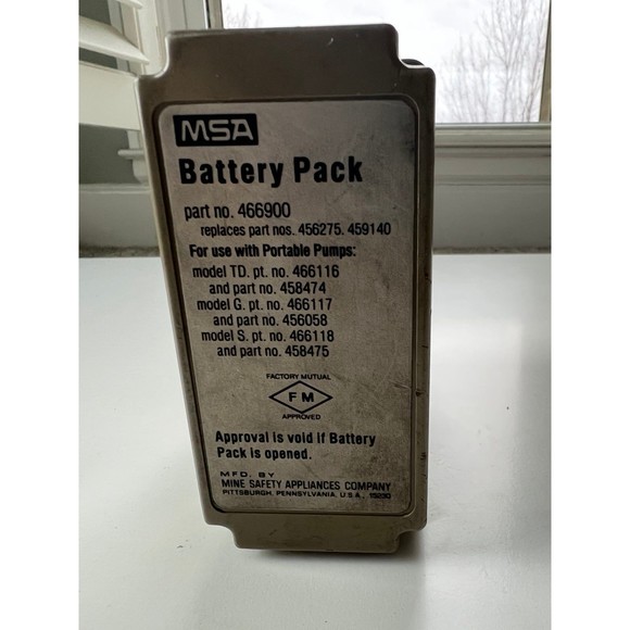 MSA Portable Pump Model G Part No 466117 Industrial Air Quailty Control Device - Picture 5 of 8